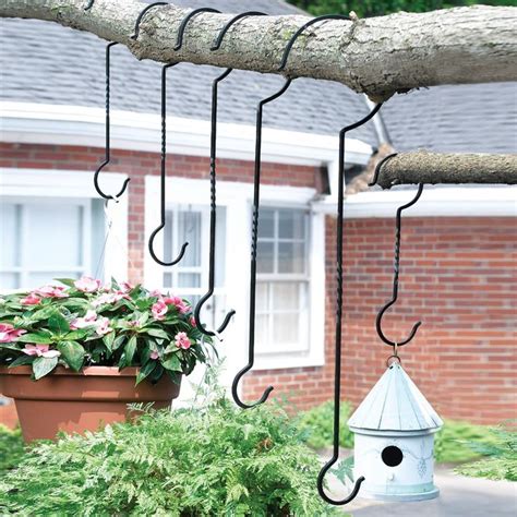 metal tree branch bracket hooks|tree branch plant hanger.